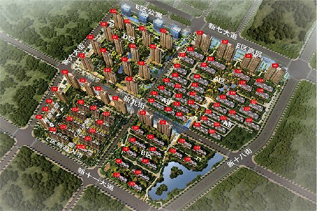 新装修未入住桂竹园96平3室精装恒大商圈